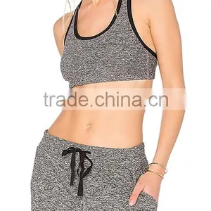 2017 Custom Women Yoga Sport Suit Bra Set 2 Piece Female Fitnees Gym Lightweight Sportswear Sexy Running Workout Clothes thumbnail-2