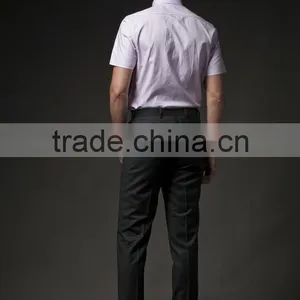 2015 Mens Short Shirt With Buttondown Collar thumbnail-5