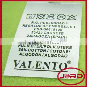 Washing Instructions Printing Fabric Label thumbnail-1