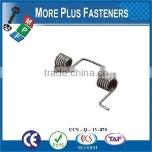 Made IN TAIWAN High Qualiy Metal Spring Stainless Steel Spring Double Torsion Spring thumbnail-6