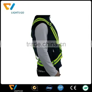 Outdoor Fashion Running Safety Black Reflective Belts thumbnail-2