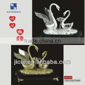 Zinc Alloy Crystal Swan Good Gift for Wedding thumbnail-2