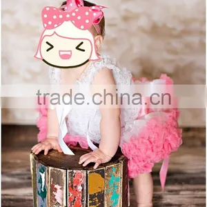 Summer Wholesale Kids Skirt New Design Tutu Baby Girl Skirts Baby Girls Chiffon Fluffy Party Pettiskirt thumbnail-1
