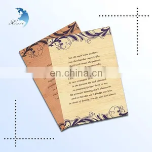 Wholesale Cheap Luxury Laser Wood Wedding Invitations Made in China thumbnail-1