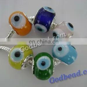 407 Loely Glass Bead Wholesale Handmade Murano Lampwork Glass European Beads Fit for Charm Bracelets thumbnail-1