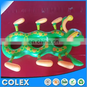 Inflatable Baby Float Boat Carpenterworm Shape Animals Swimming Ring Safty PVC Material thumbnail-6