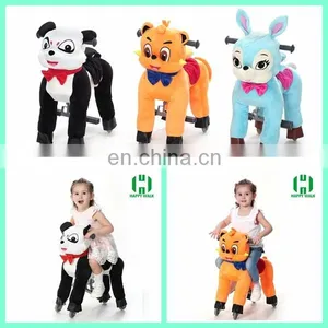 HI EN71&ASTM&CE Happy Mechanical Kid Riding Plush Horse Toy thumbnail-2