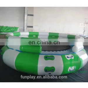 HI Gaint Outdoor Inflatable Orbit Water Trampoline With Solid Net thumbnail-4
