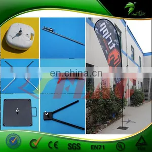 Custom High Quality Promotion Feather Flag Flying Flags and Banners With Water Bag thumbnail-1