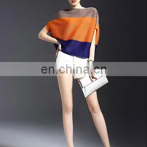 New Arrival 2017 Top Quality Pleated Blouse Plus Size thumbnail-2