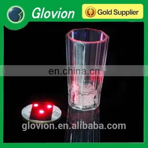 Hot Sell Colourful Led Flashing Coaster for Drinking thumbnail-1