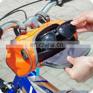 Green Waterproof Handlebar Frame Bike Bag for Phone thumbnail-2