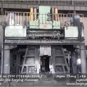 CT88K-400 CNC Fully Hydraulic Die Forging Hammer (over 200KJ) thumbnail-1