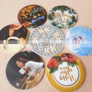 Non-slip Coaster Pvc Tea Cup Mat With 2D Logo thumbnail-6