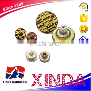 20mm Jeans Metal Shank Buttons, Brass Button And Rivet For Denim, Jackets thumbnail-5