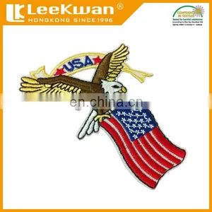 USA Flag Embroidered Patch thumbnail-1