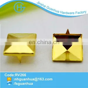Shining Gold Fashion Metal Rivets and Nailhead Studs for Clothing thumbnail-1