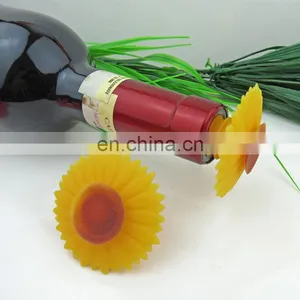 Top Quality Custom Oem Design Flower Shape Unique Style Eco-friendly Silicone Beer Bottle Cap thumbnail-3