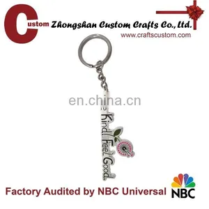 Cheap Stamped Bee Metal Key Ring thumbnail-3