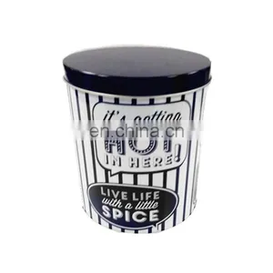 Round Seasoner Spice Tin Can Tin Box thumbnail-1