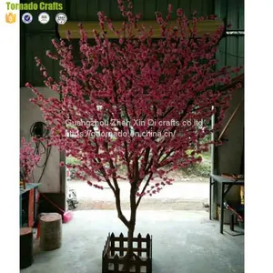 Miniature Cherry Blossom Tree Artificial Trees Indoor With Pink Flowers for Weddings thumbnail-1