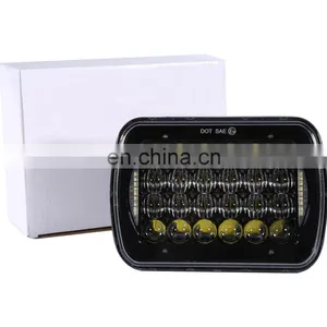 Offroad Driving Hi/Lo Auto Parts Aluminum Housing Dot Sae E-mark 4*6 Led Headlight for Tractor Heavy Truck Car for Jeep Price thumbnail-1