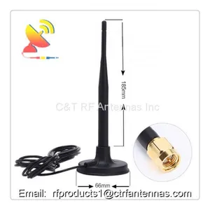 High-performance 433 Mhz Lora / ISM Band Sucker Antenna With Big Base Magnetic Mount Antenna thumbnail-1
