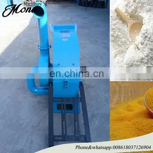 Mini Gasoline and Electric Wood Crusher Rice Stalk Wheat Straw Hammer Mill thumbnail-1