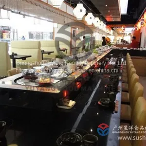 Conveyor Belt Sushi System Food Delivery System Sushi Bar Conveyor Belt Factory thumbnail-2