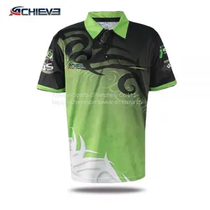 Custom Mens Dye Sublimation Club Cricket Uniform thumbnail-5