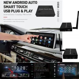 Aftermarket Android Auto AA Mirror Smart Box for for Audi Original Car Screen No Installation thumbnail-5