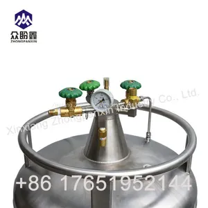 Low Price 240L YDZ-240 Self-pressurized Liquid Nitrogen Tank for Ice Cream Making thumbnail-4