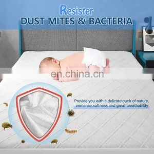 Body Temperature Regulating Hypoallergenic Waterproof Mattress Pad thumbnail-6