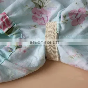 YIFAN 2018 Wholesale Cute Newborn Baby Romper Backless Summer Floral Ruffle Backless Summer Baby Girl Romper thumbnail-5