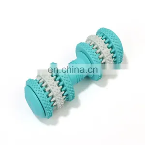 Leakage Food Training Dog Toy Dumbbell Shaped Pet Toys thumbnail-4
