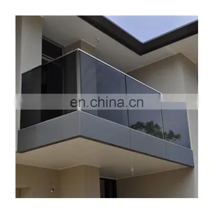 High Quality Good Price Safety Toughened Laminated Glass Balcony Railing thumbnail-1