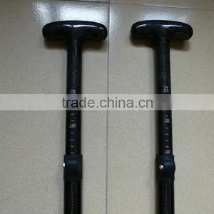 IDBF Approved Dragon Paddles Full Carbon Fiber Dragon Boat Paddle With Adjustable Shaft thumbnail-2