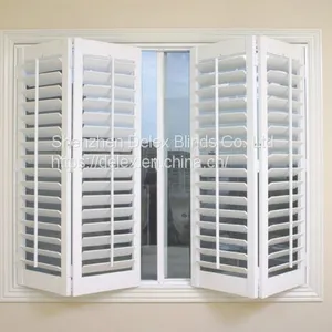 White Color Plantation Shutter for Door thumbnail-2