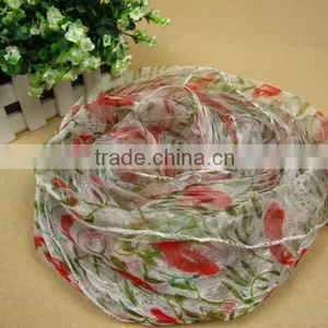 NC013 Ladies SQUARE Chiffon 105CM*105CM NECK SCARF Gauze Scarf thumbnail-1
