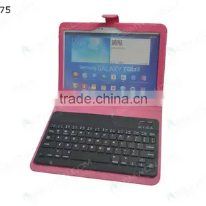 Bluetooth 3.0 Keyboard for Samsung P5200 ABS Tab 3 10.1,Rose Red thumbnail-1