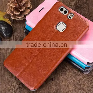 New Arrival! MOFi Case Leather Housing for Huawei P9 Plus, Mobile Phone Coque Flip Back Cover for Huawei P9 Plus thumbnail-2