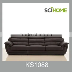 2014 Latest Top Genuine Leather 3 Seater Sofa as Contemporary Living Room Furniture thumbnail-1