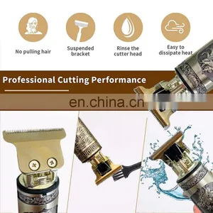 T9 USB Rechargeable Trimmers Man Hair Clippers Hairdressing Shaving Electric Shaver Barber Hair Cutting Machine Trimmer thumbnail-5