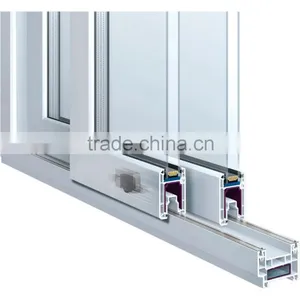Thermal Break Aluminum Double Folding Glass Windows thumbnail-2