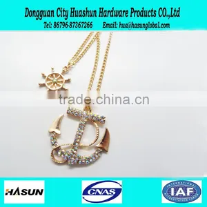 New Arrival Zinc Alloy Blue Enamel Rudder thumbnail-2