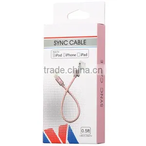 2016 New Style 2.4A Fast Charging Short 8pin to Usb Cable MFi Cable thumbnail-6