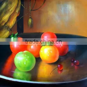 Excellent Still Life Fruit Handmade Oil Painting Ct-106 thumbnail-1