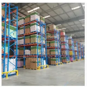 Metal Warehouse Rack Storage Shelf Shelving Pallet Metal Shelf Heavy Duty 100kg per Layer thumbnail-4