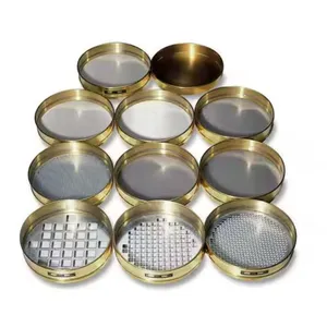 China Perforated Plate Wire Mesh Sieves 6 8 10 12 24 Inches Analysis Stainless Steel Screen for Laboratory thumbnail-1