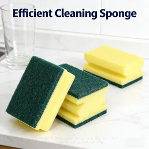 Premium Heavy Duty Scrub Sponge Pad for Professional Cleaning thumbnail-1